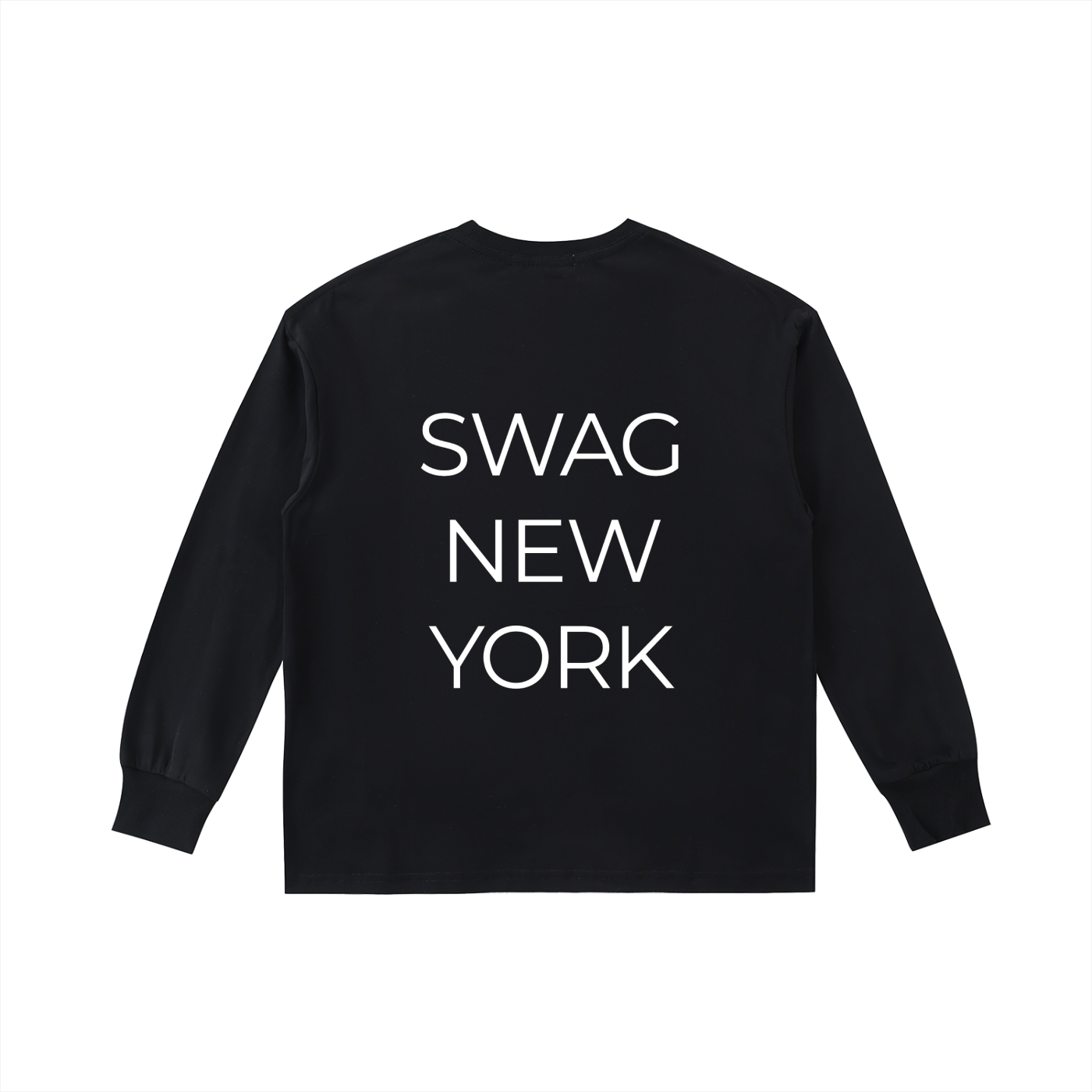 KIDS SWAGGIN Cotton Long-Sleeve Tee